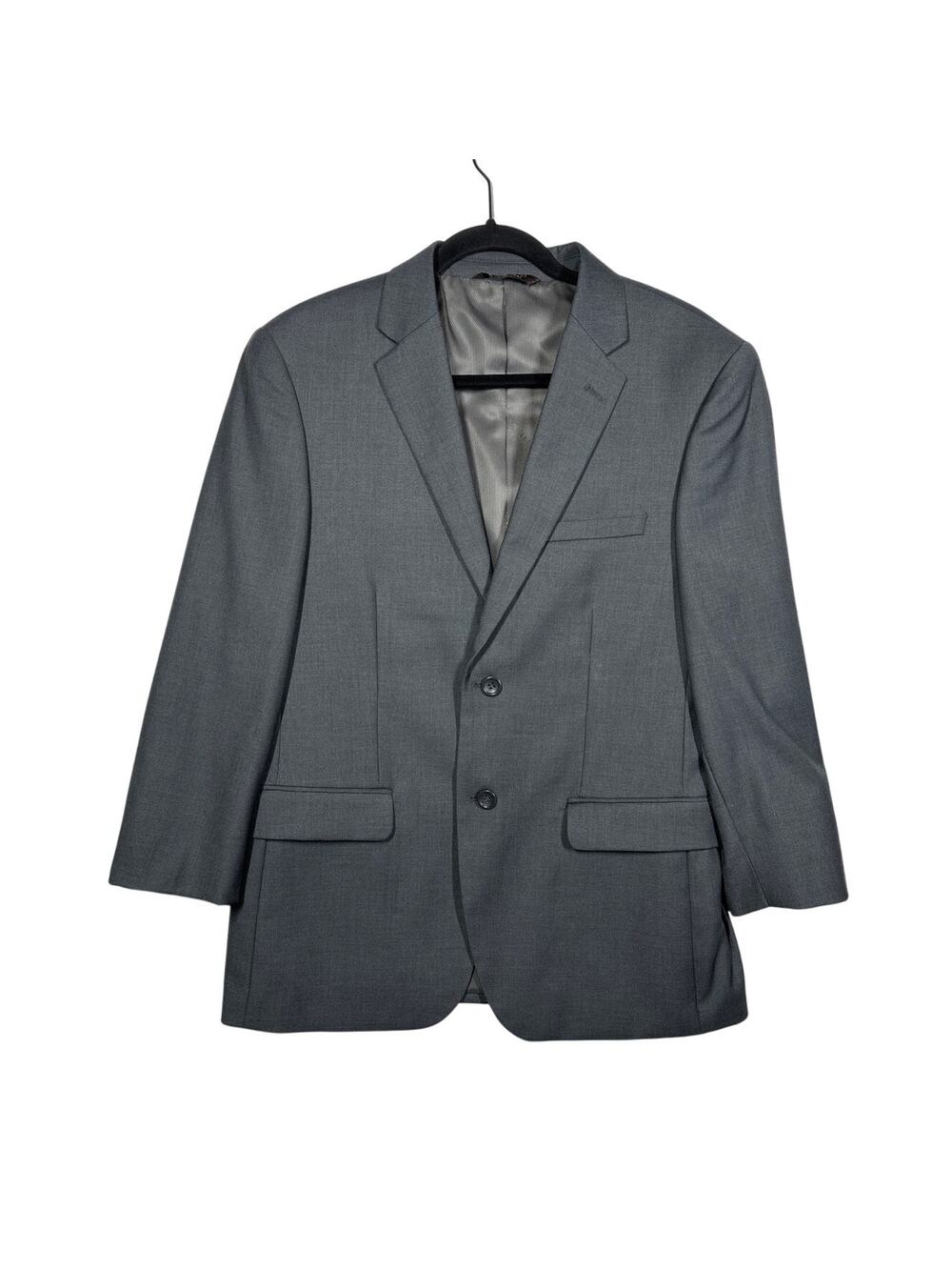 Caravelli Men's Suit Jacket Sport Coat Italy S60512N Oxford 2B 38S 32W Gray